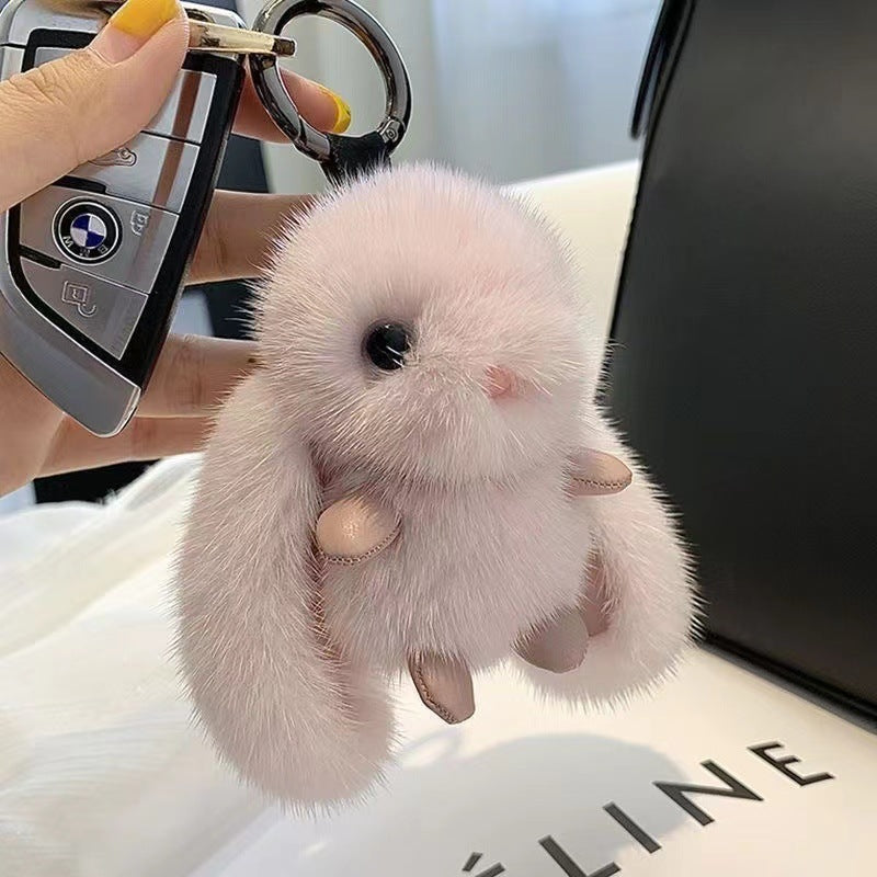 Mink Plush Bunny Plush Pendant